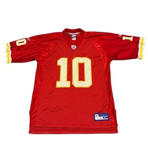 Kansas City Chiefs Trent Green 10 On Field Jersey Men XL Reebok Football Vintage